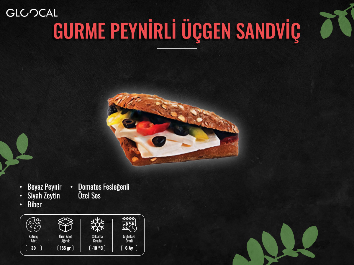 Gurme Peynirli Üçgen Sandviç - Görsel 2