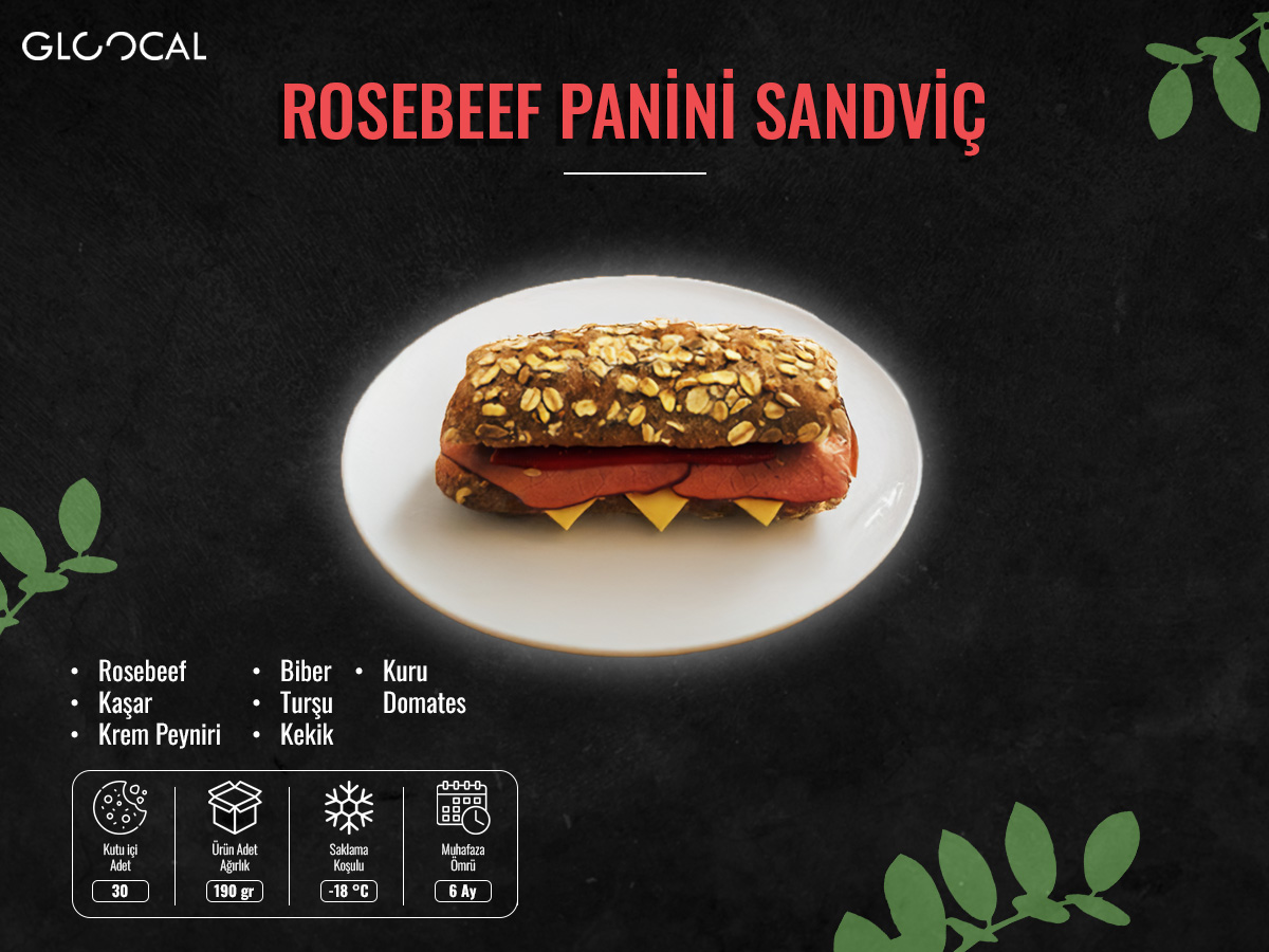 Rosebeef Panini Sandviç - Görsel 2