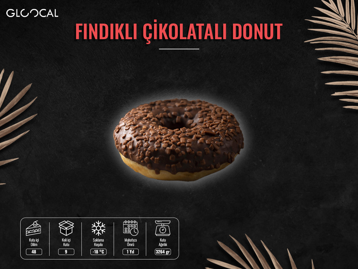 Fındıklı Çikolata Dolgulu Donut - Image 2