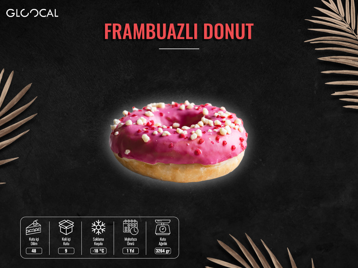 Frambuaz Dolgulu Donut - Image 2