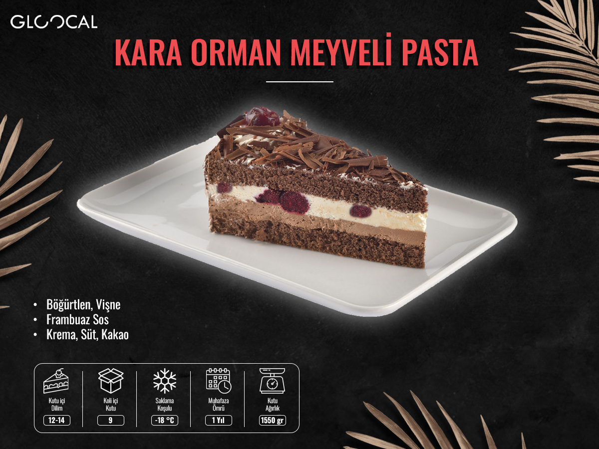Kara Orman Meyveli Pasta - Görsel 2