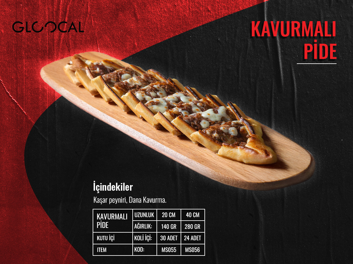 Kavurmalı Pide - Gloocal Foods