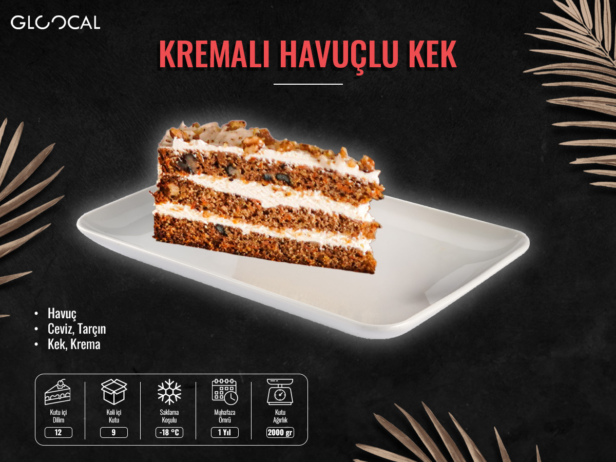 Kremalı Havuçlu Kek - Görsel 2